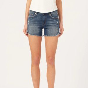NWT DL 1961 Karlie Boyfriend 3" Mid-rise Bluegrass Jean Short SZ 26